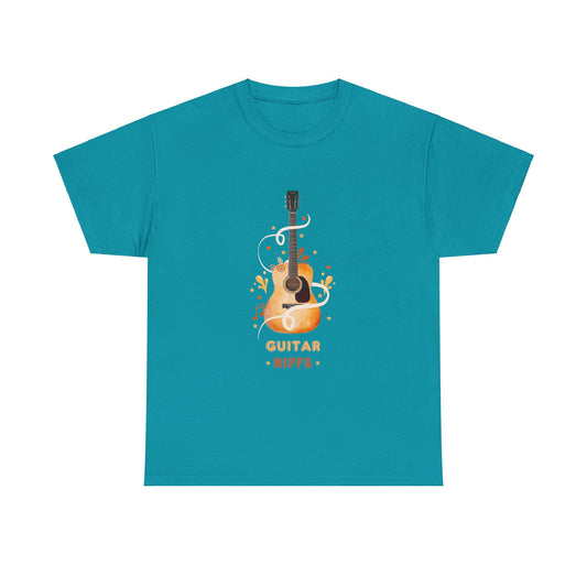 Guitar Riff Tee Unisex Heavy Cotton Tee