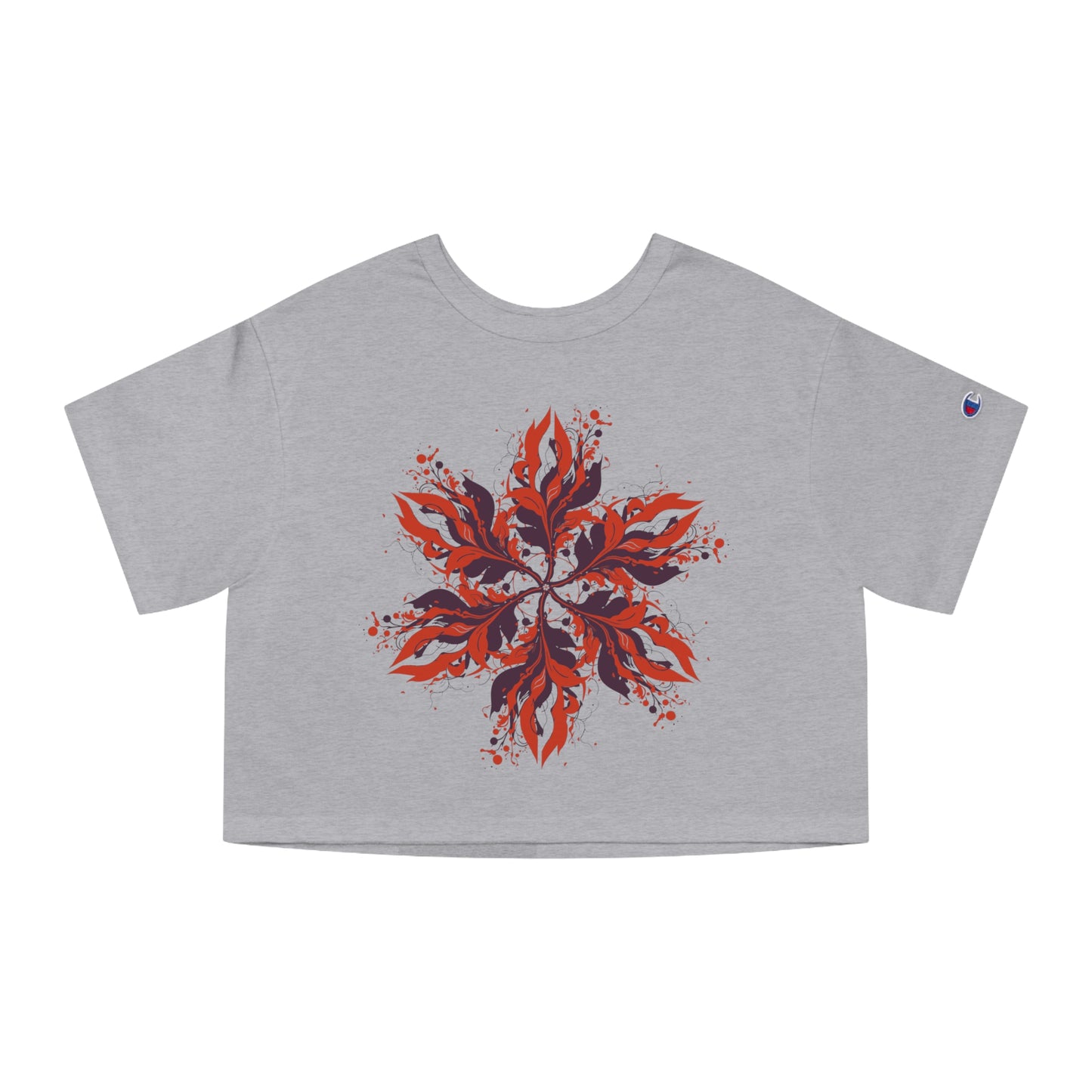 Women's Heritage Cropped T-Shirt - Blooming Wildflower