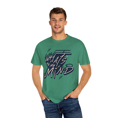 What's on Your Mind? t-shirt design, an artistic print 