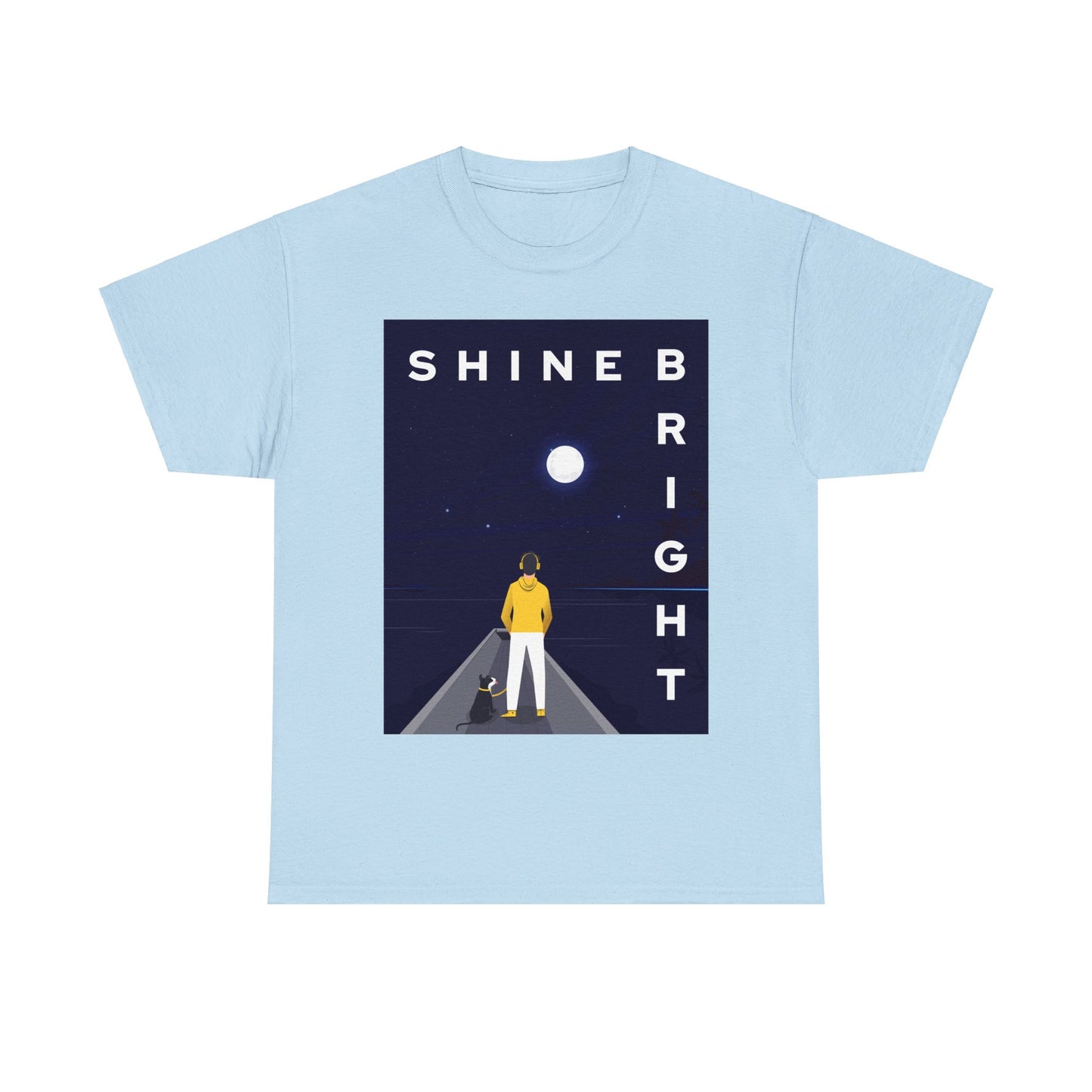 Shine Bright With Fathers Love Unisex Heavy Cotton Tee