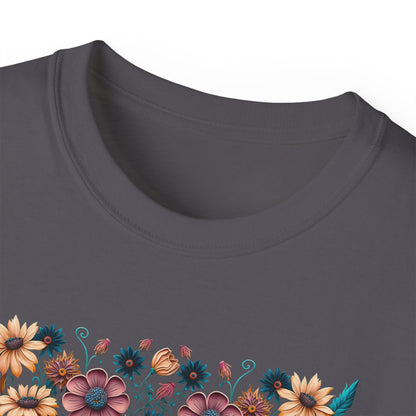 Unisex Ultra Cotton Tee featuring a Wild Flower design