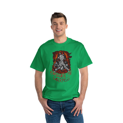 Green Beefy-T® short-sleeve T-Shirt, Embrace the Darkness