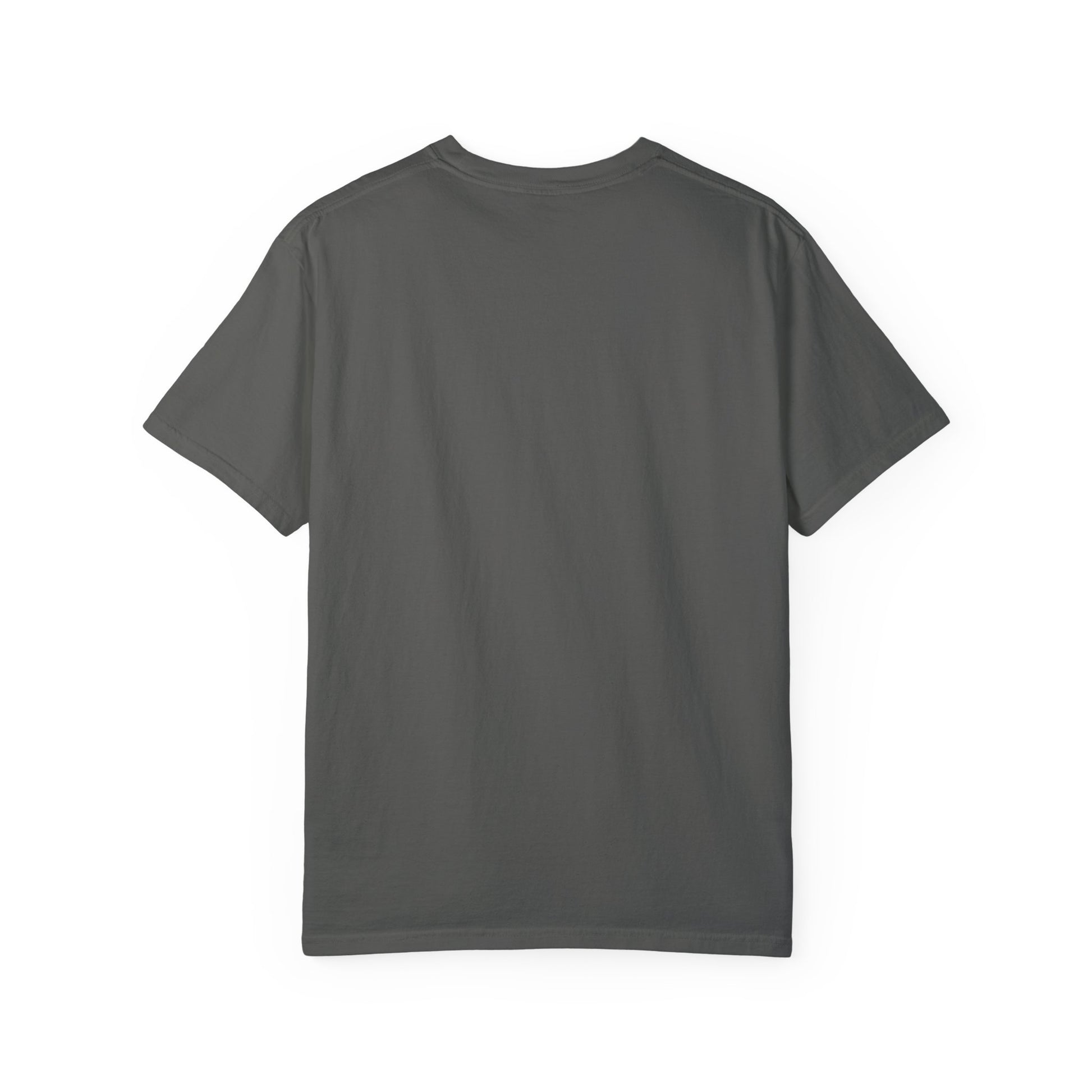 Garment-dyed cotton dark grey shirt, Garment-Dyed T-shirt