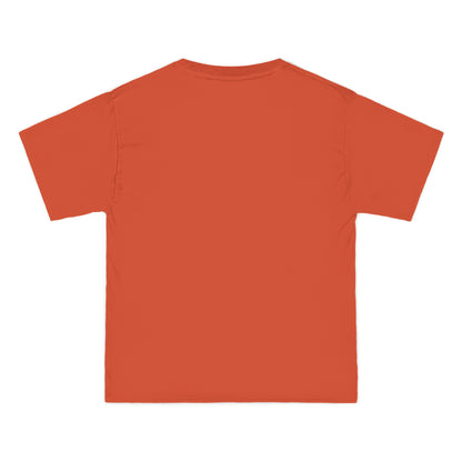 Beefy-T® T-Shirt orange color, back view, cotton, unisex