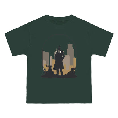 Discover comfort with the dark green Beefy-T® T-Shirt