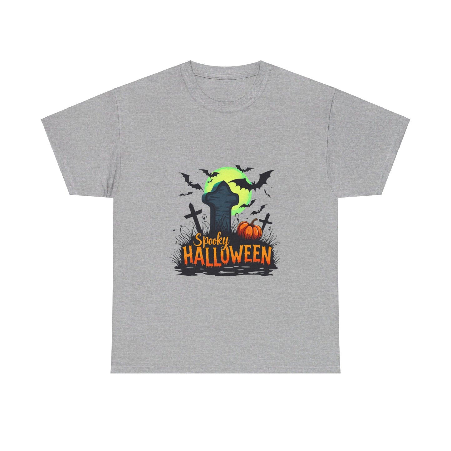 Spooky Halloween Unisex Heavy Cotton Tee