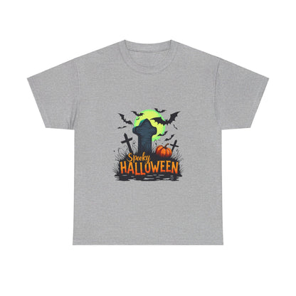 Spooky Halloween Unisex Heavy Cotton Tee