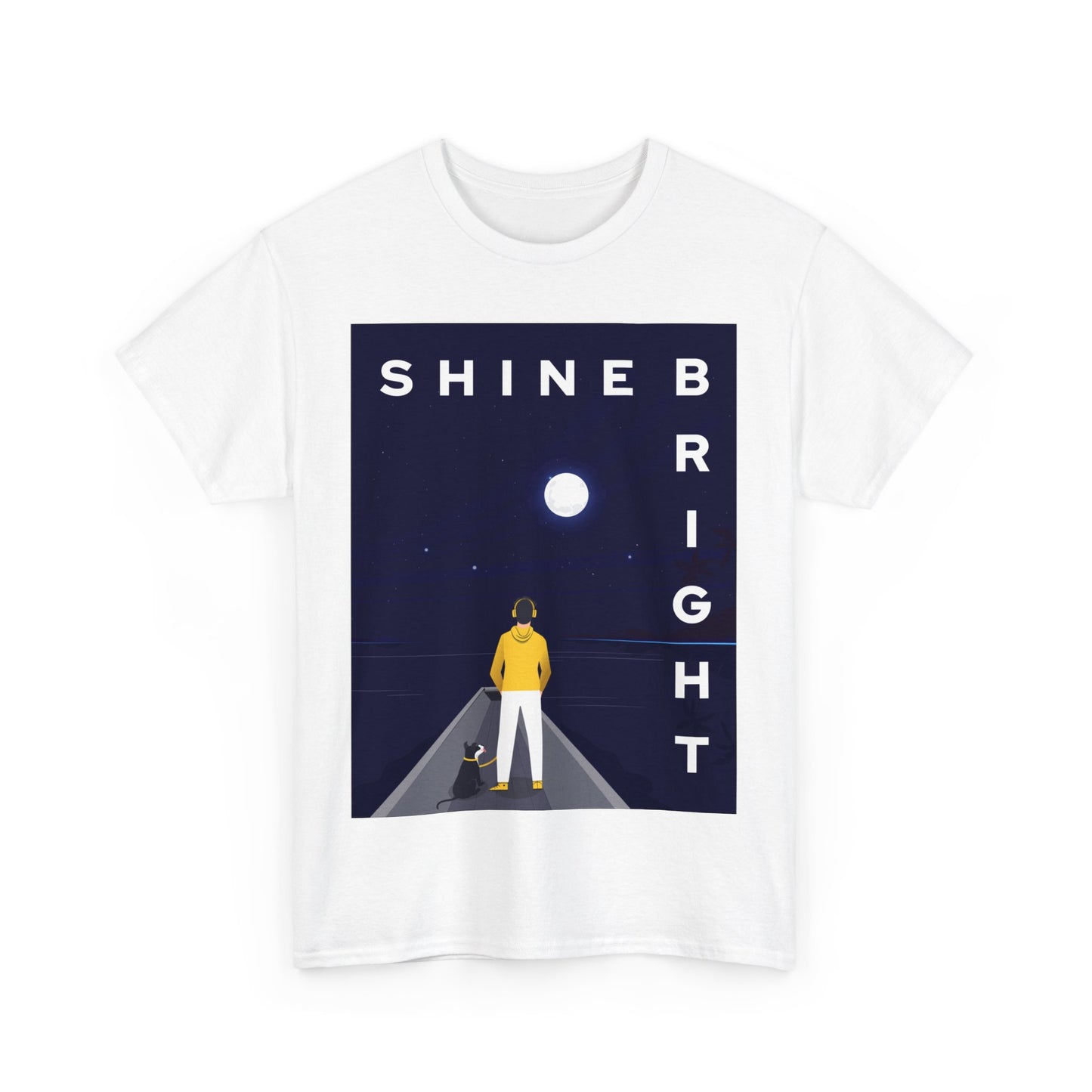 Shine Bright With Fathers Love Unisex Heavy Cotton Tee