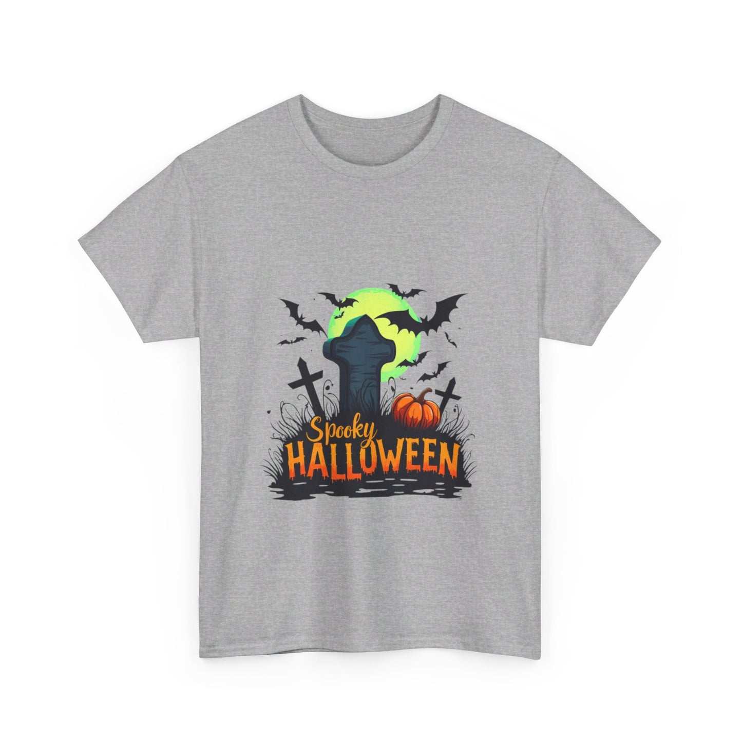 Spooky Halloween Unisex Heavy Cotton Tee