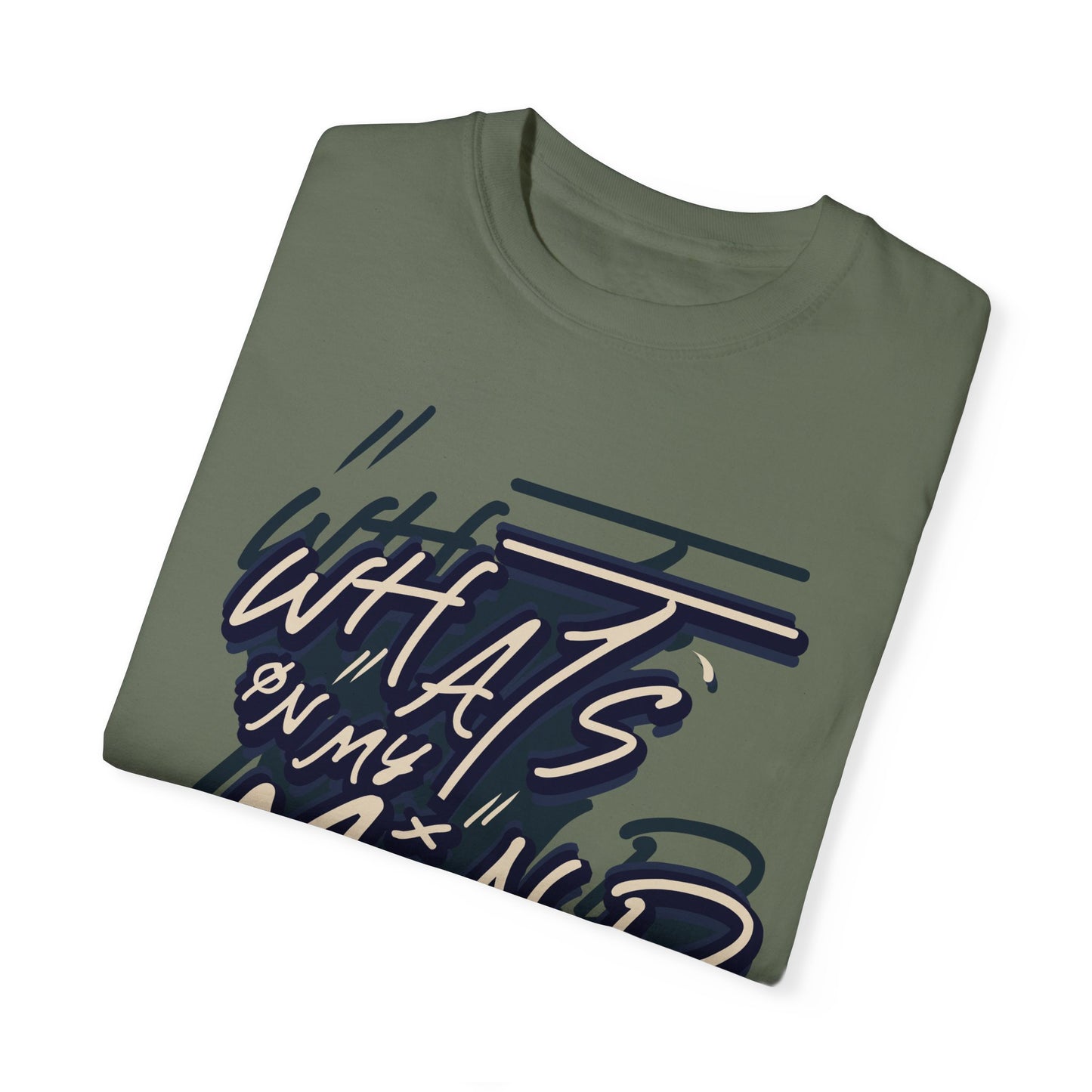 What's on Your Mind? t-shirt design, an artistic print 