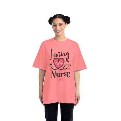  Healing Loving Nurses T-shirts peach color front view