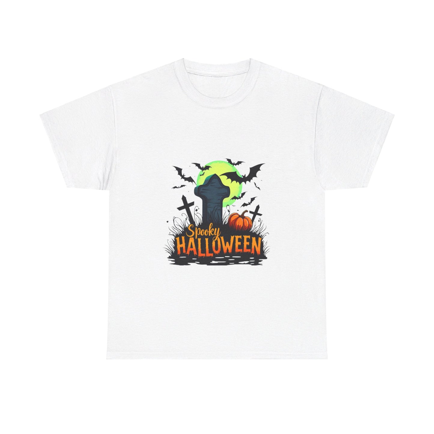 Spooky Halloween Unisex Heavy Cotton Tee