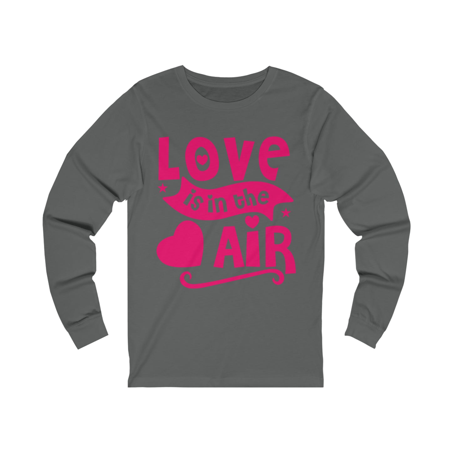 Unisex Jersey Long Sleeve Tee, a Love is in the Air tshirt