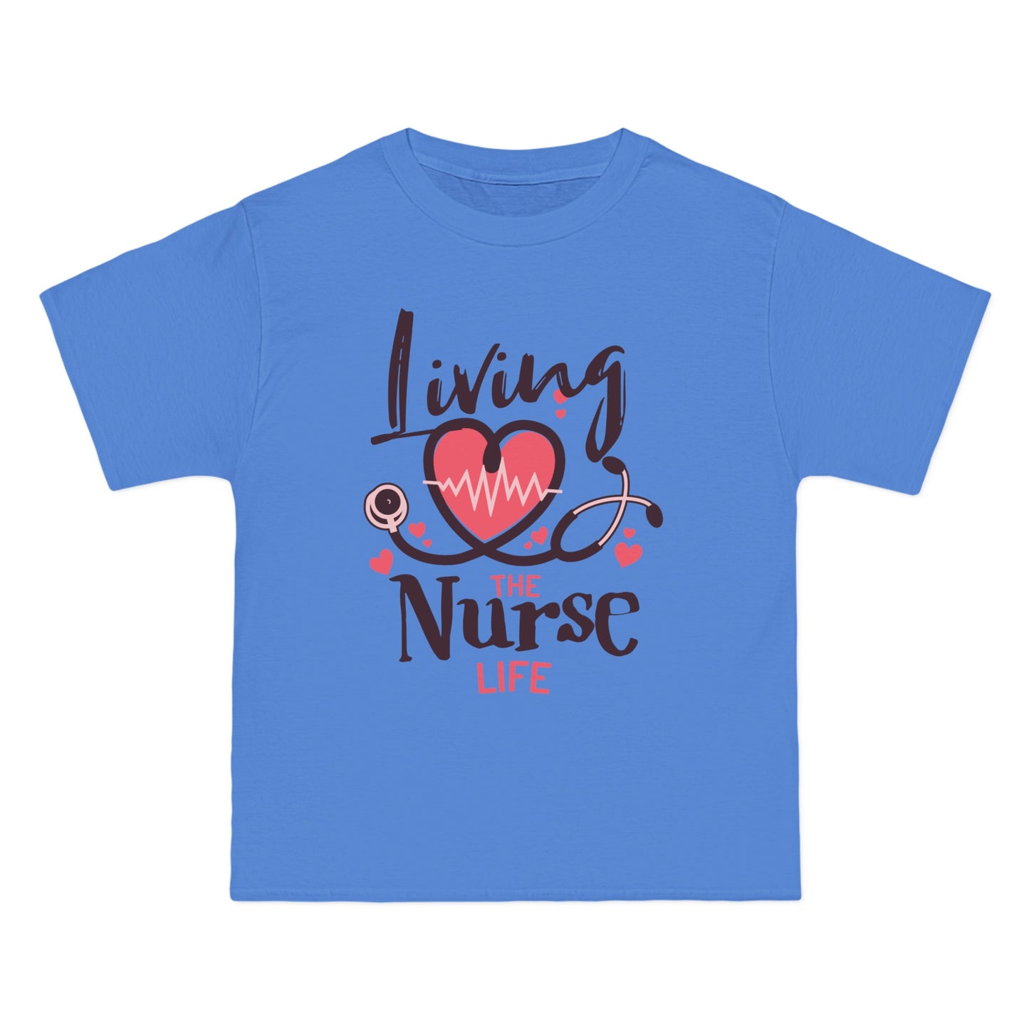 A Global Force for Healing Loving Nurses blue T-shirts