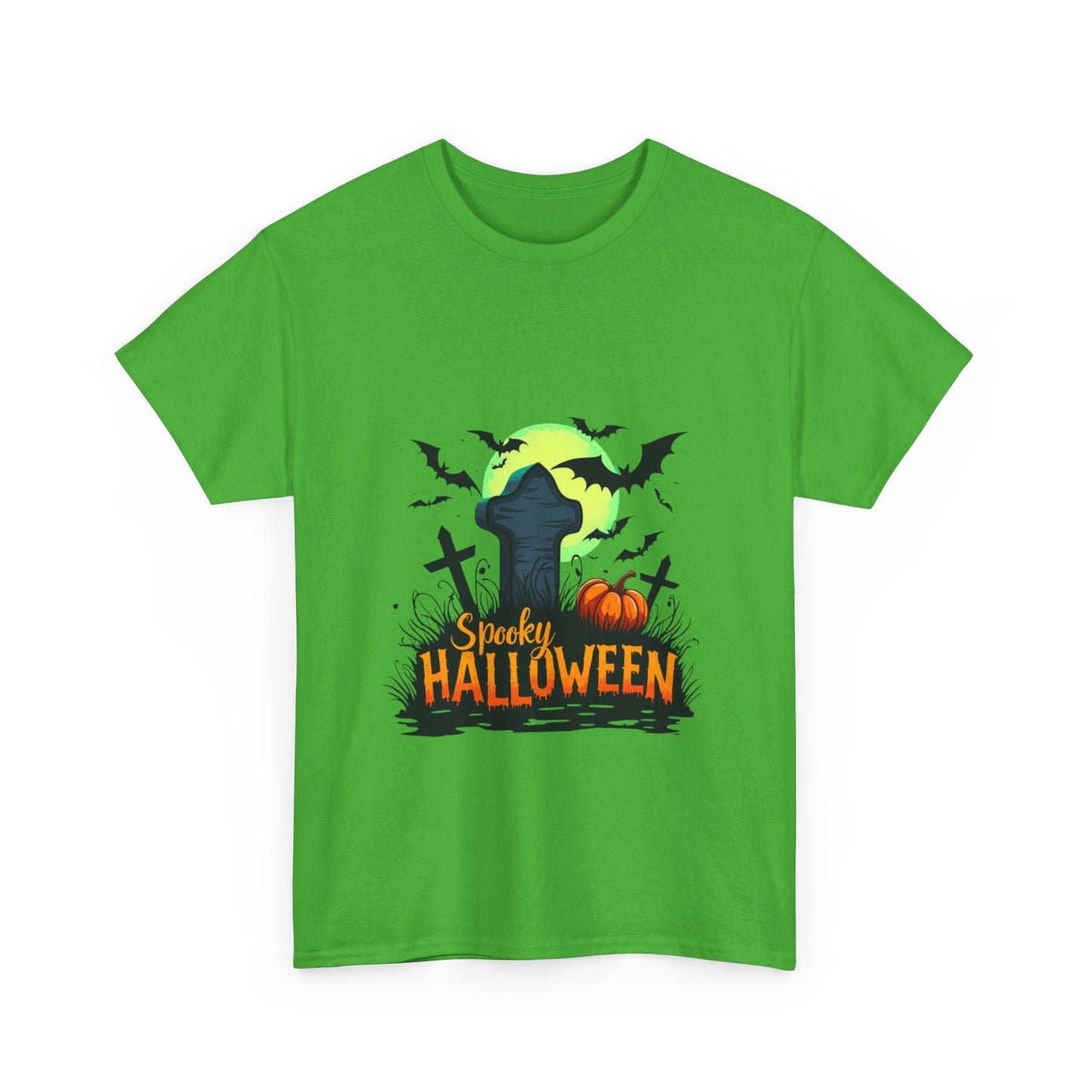 Spooky Halloween Unisex Heavy Cotton Tee