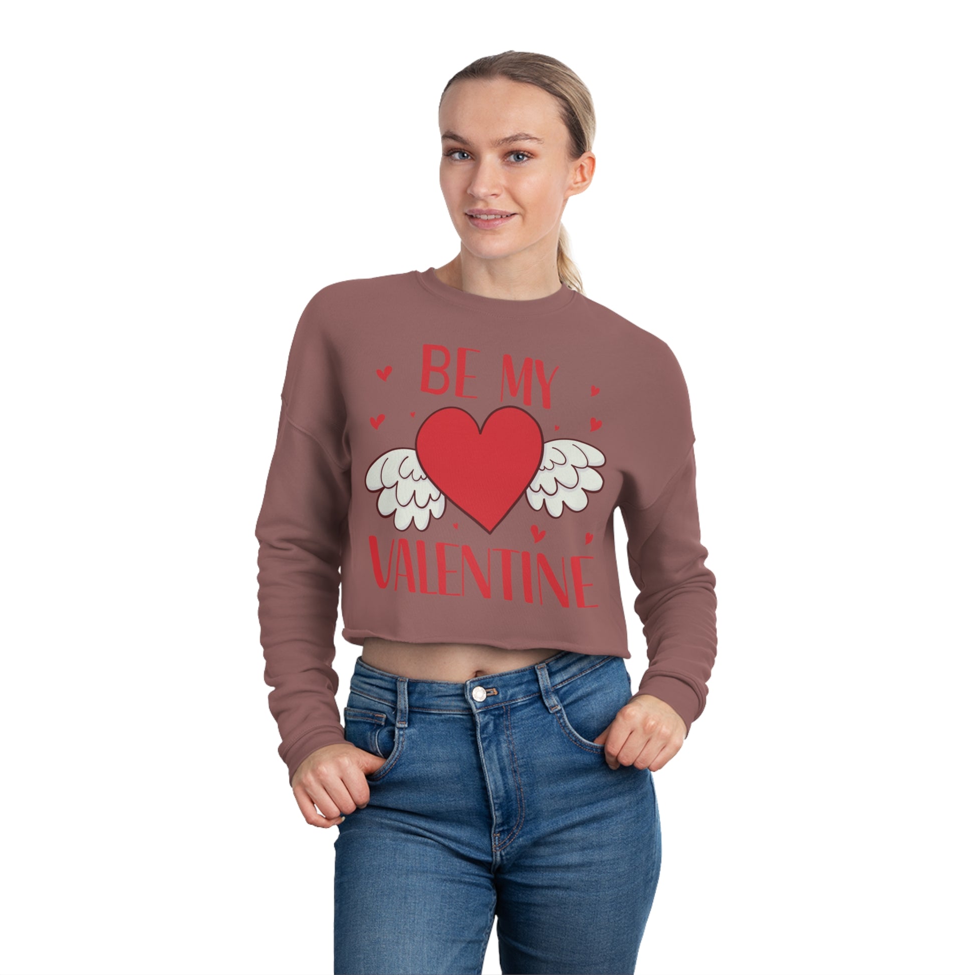 Women's Cropped Sweatshirt, perfect for any casual look