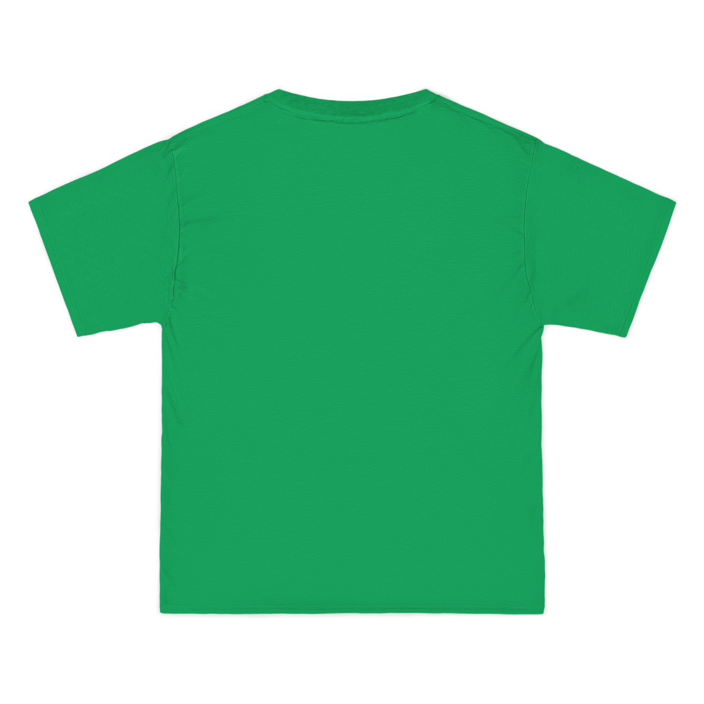 Embrace the Darkness design on Beefy-T® green T-Shirt back