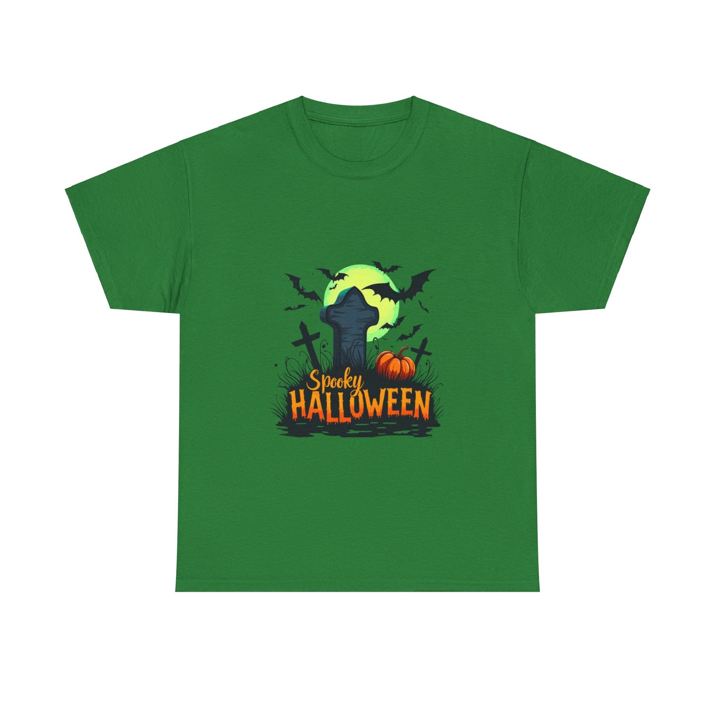 Spooky Halloween Unisex Heavy Cotton Tee