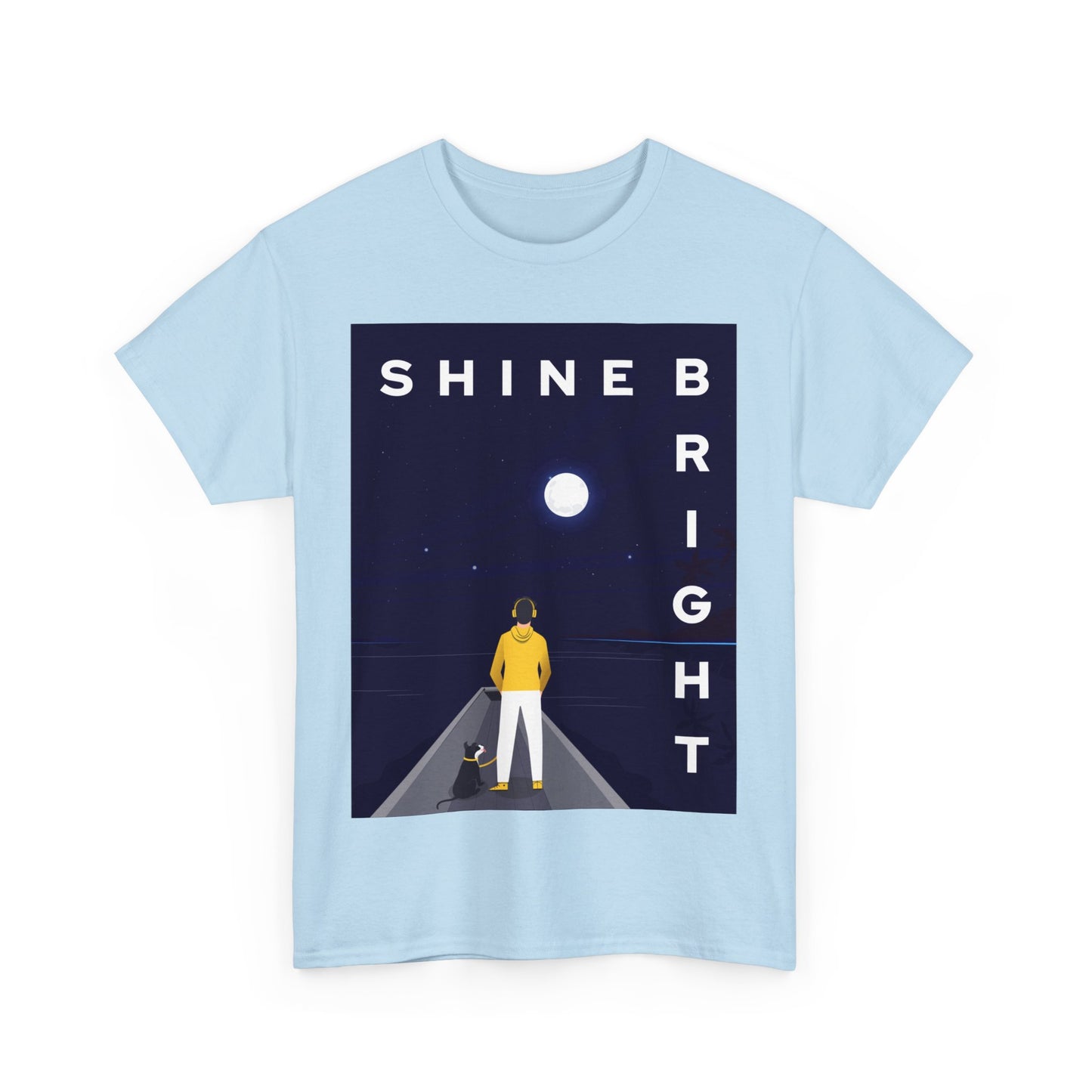 Shine Bright With Fathers Love Unisex Heavy Cotton Tee