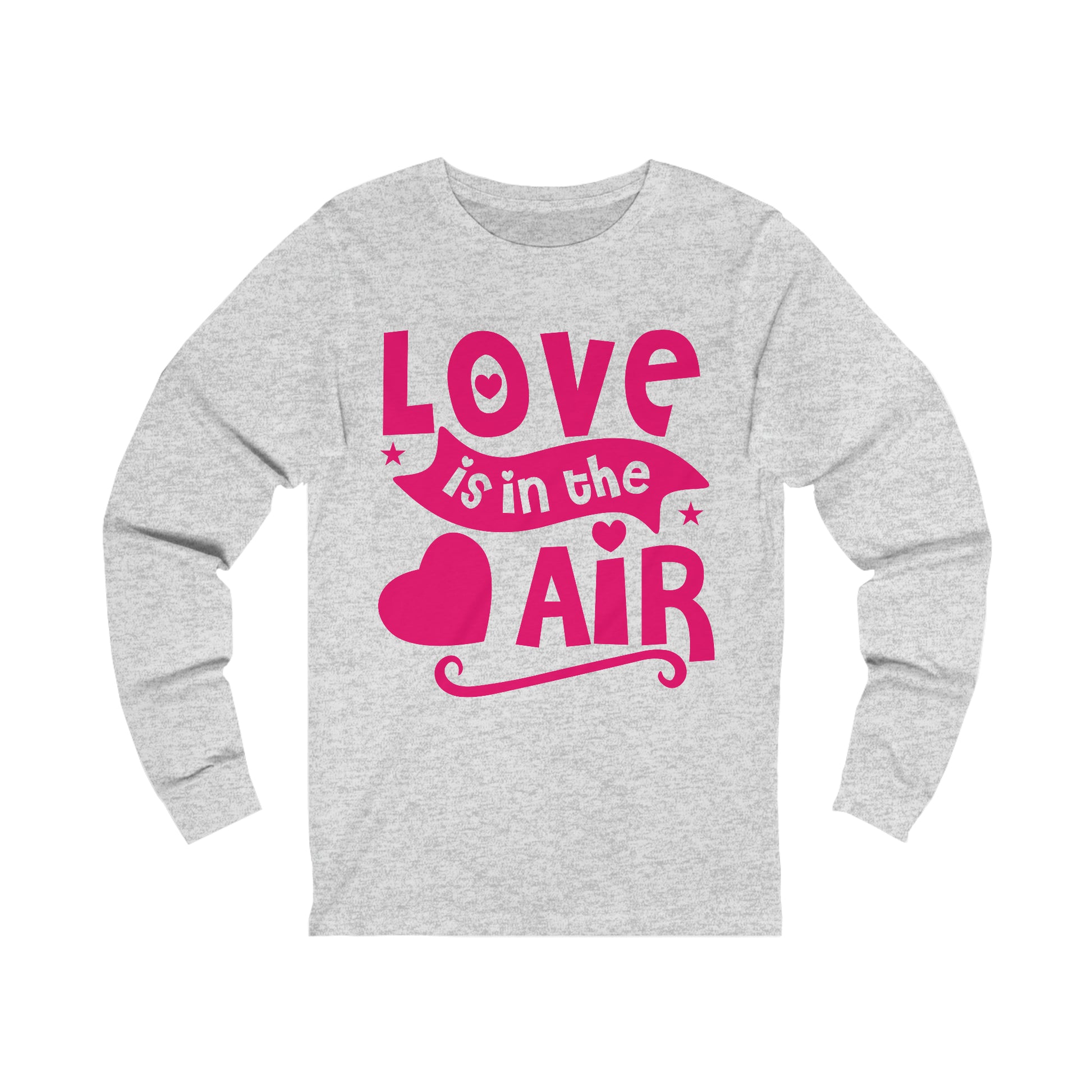 Unisex Jersey Long Sleeve Tee, a Love is in the Air design