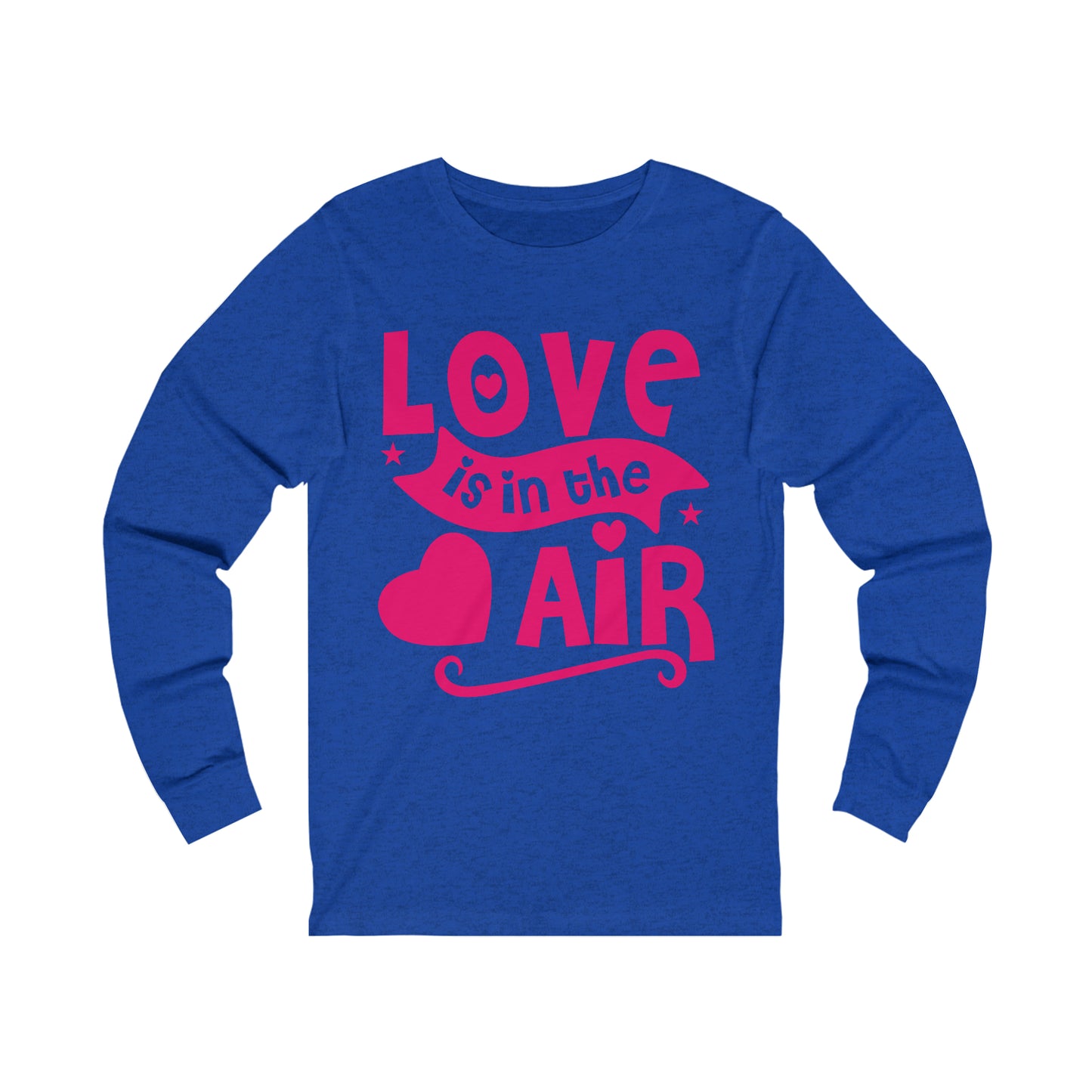 Unisex Jersey Long Sleeve Tee, a Love is in the Air design