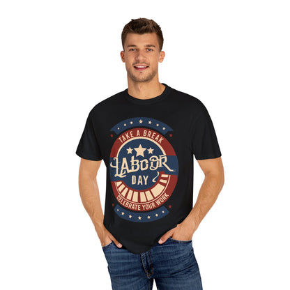 Shop our Labor Strong Iconic Labor Day T-Shirt front view