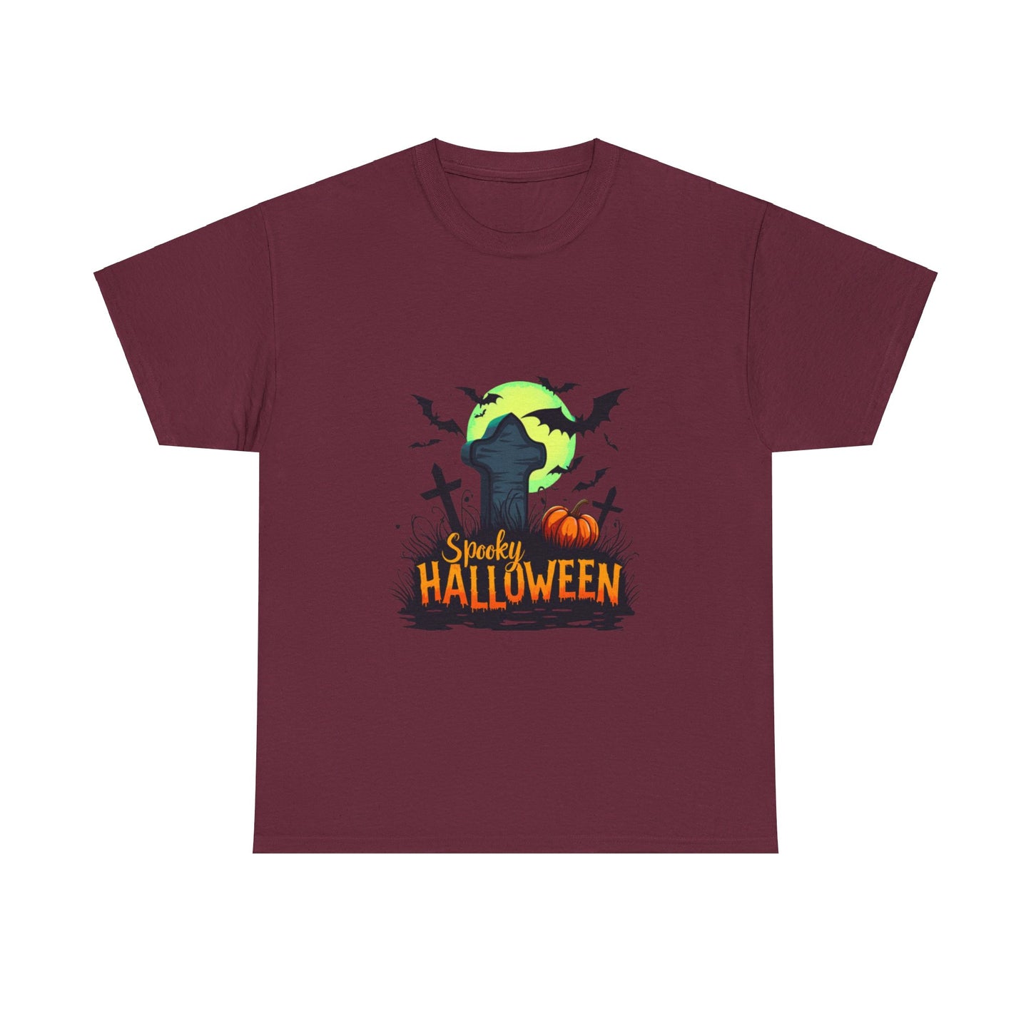 Spooky Halloween Unisex Heavy Cotton Tee