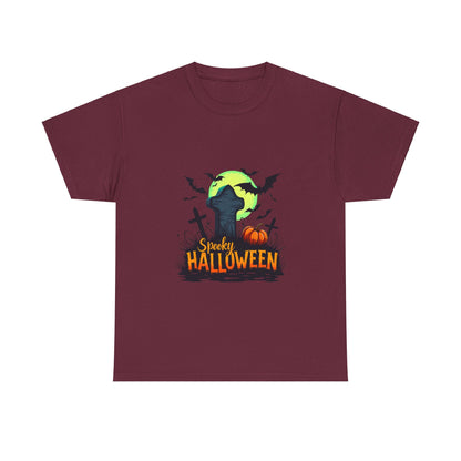 Spooky Halloween Unisex Heavy Cotton Tee