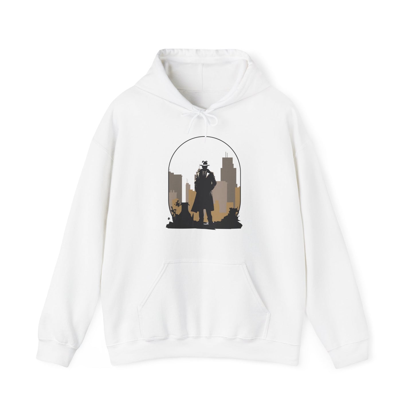 Unisex Heavy Blend™ Valentine Hooded Sweatshirt white 