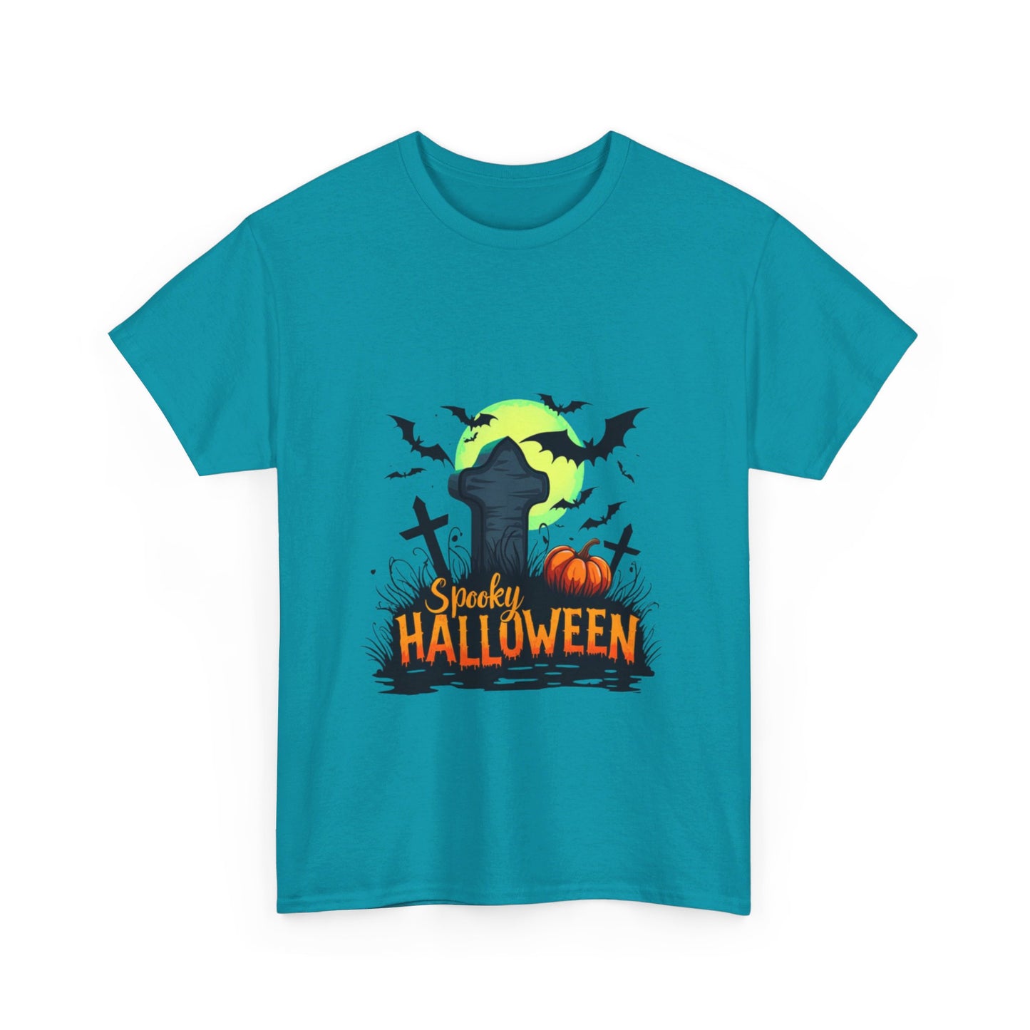 Spooky Halloween Unisex Heavy Cotton Tee