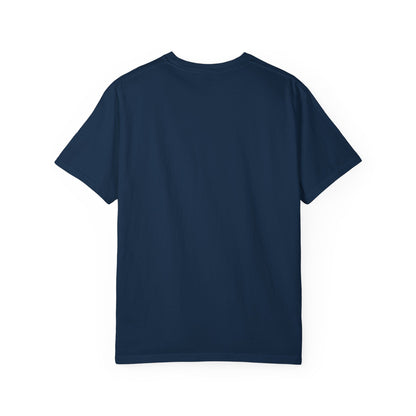 Essential unisex dark blue top, Garment-Dyed T-shirt