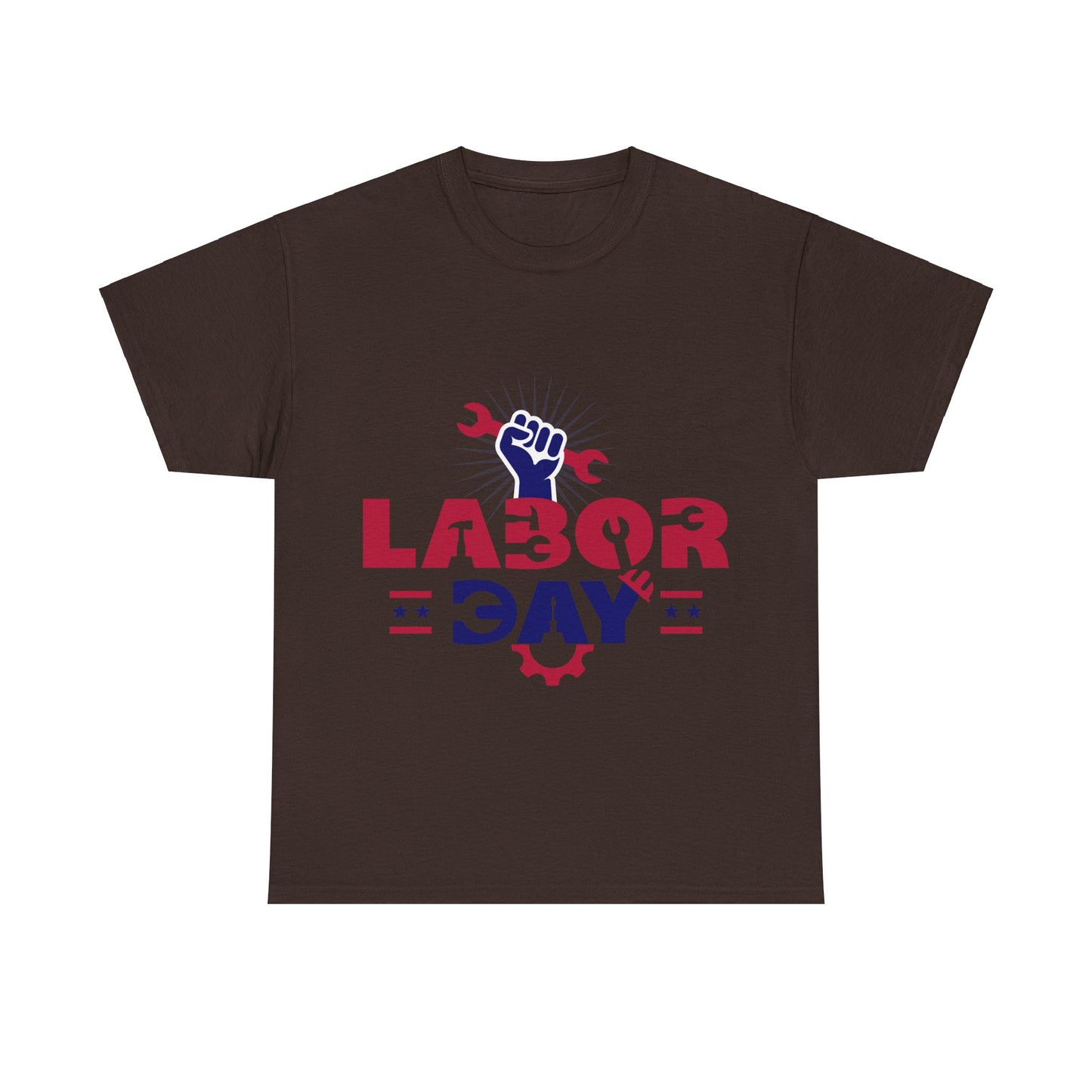 Labor Day T-Shirt Design - Workforce Tribute Tee brown