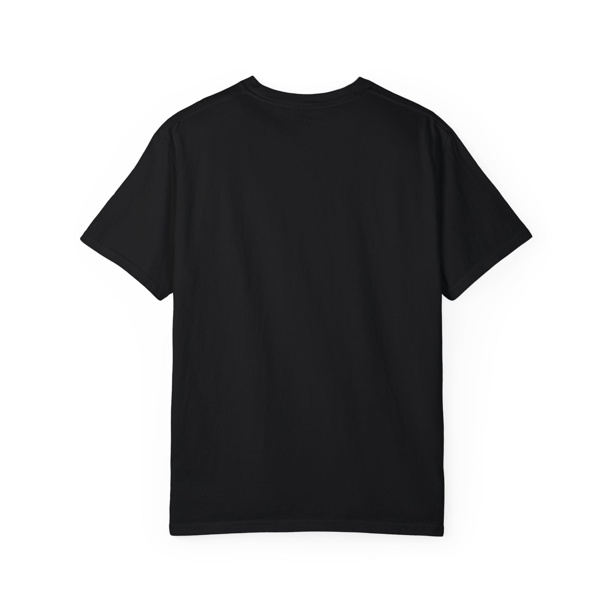 Stylish unisex black top, Garment-Dyed T-shirt collection