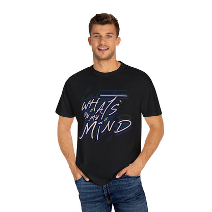 What's on Your Mind? t-shirt design, an artistic print 