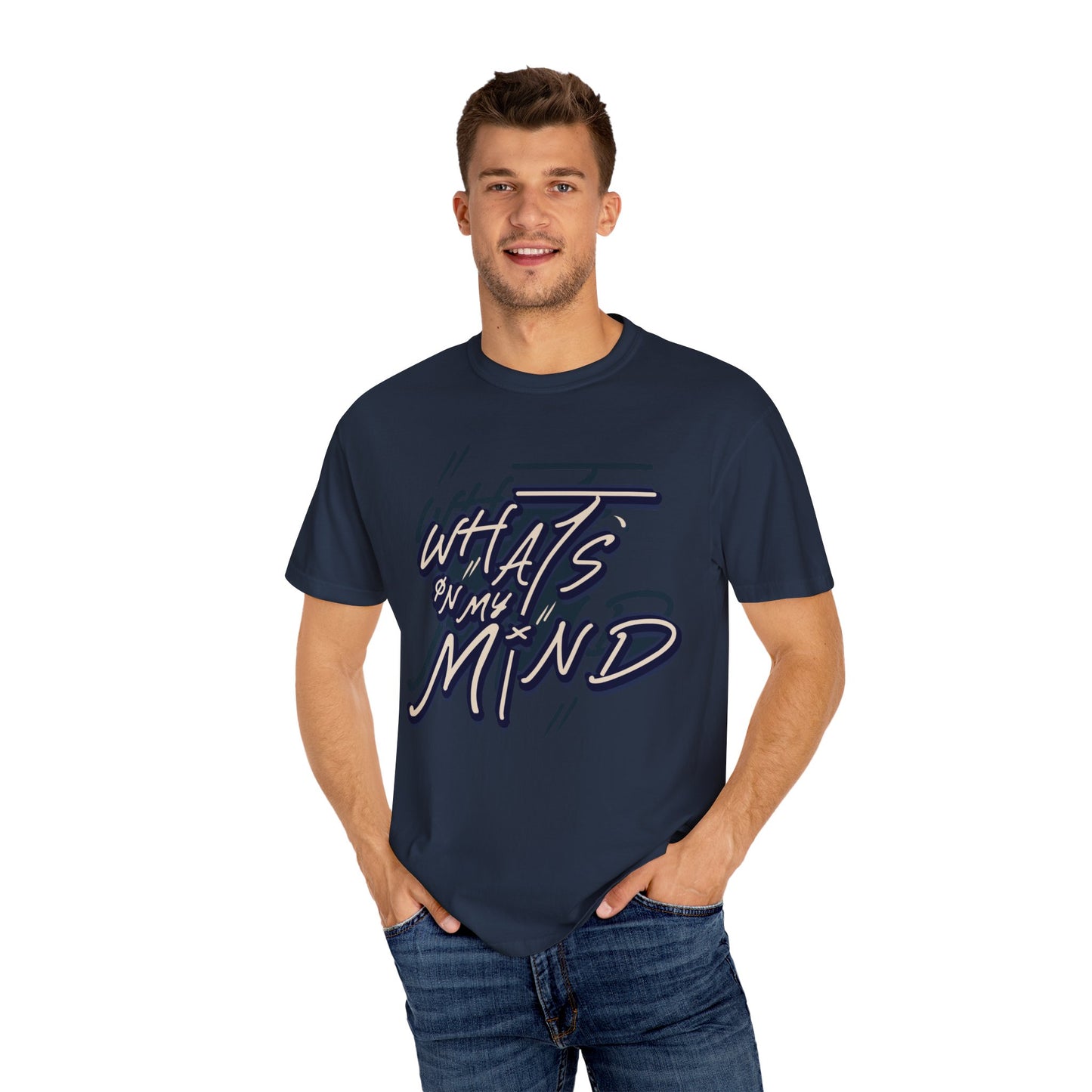 What's on Your Mind? t-shirt design, an artistic print 