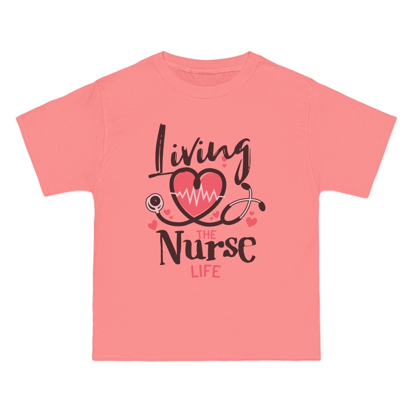 A Global Force for Healing Loving Nurses peach T-shirts