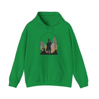 Unisex Heavy Blend™ Valentine Hooded Sweatshirt green