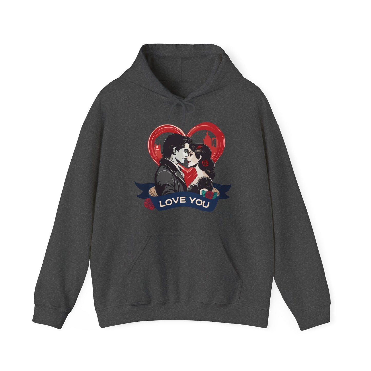 Unisex Heavy Blend™ Valentines Sweatshirt! grey design