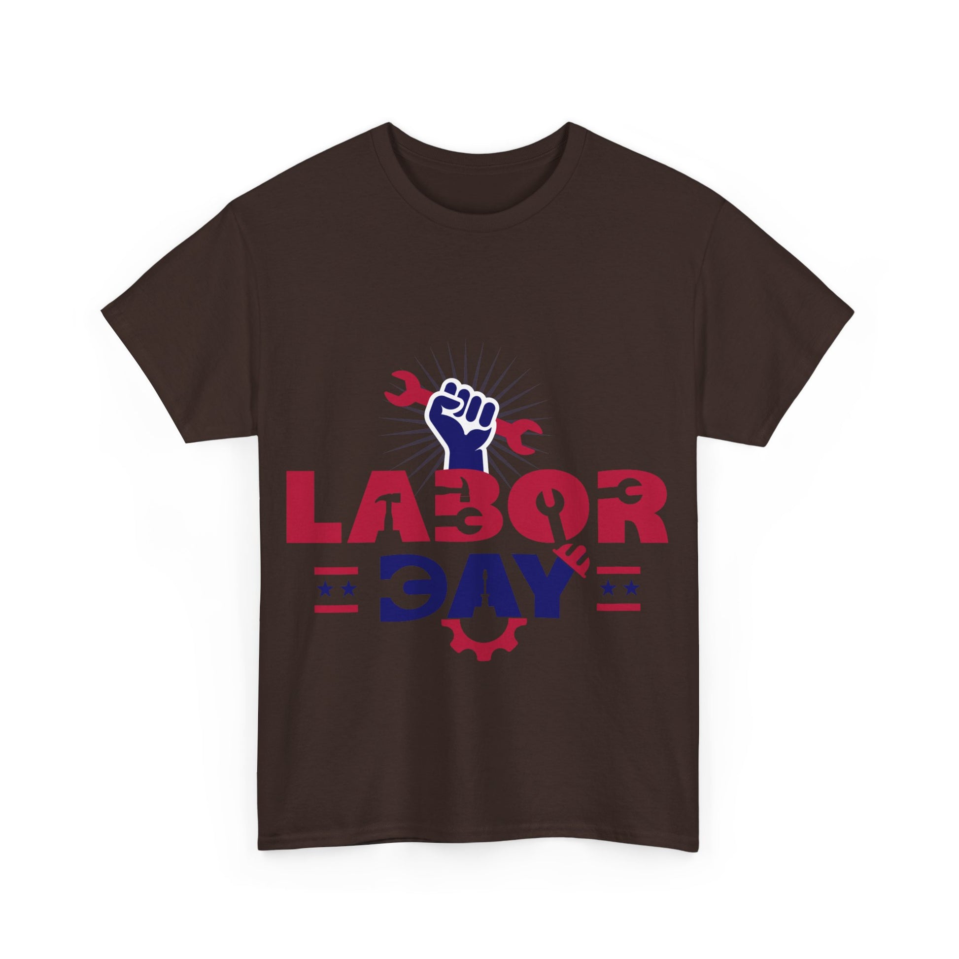 Labor Day T-Shirt Design - Workforce Tribute Tee brown