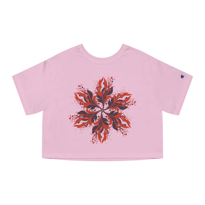 Women's Heritage Cropped T-Shirt - Blooming Wildflower