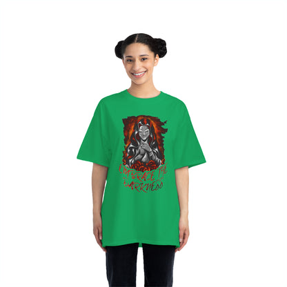 Embrace the Darkness design on Beefy-T® green T-Shirt