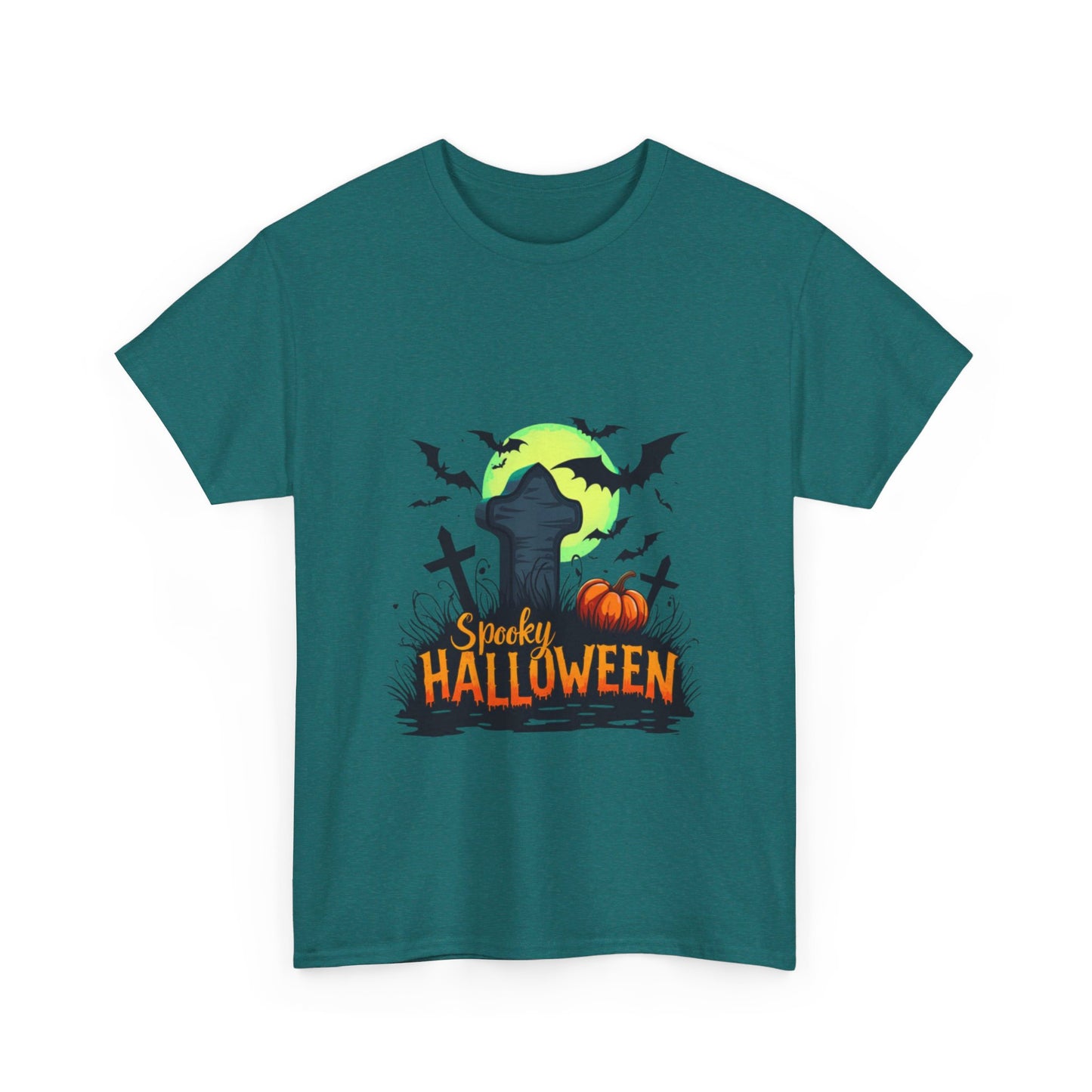 Spooky Halloween Unisex Heavy Cotton Tee