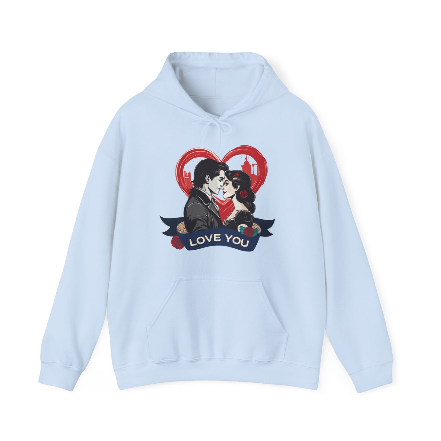 Unisex Heavy Blend™ Valentines Sweatshirt! sky blue color