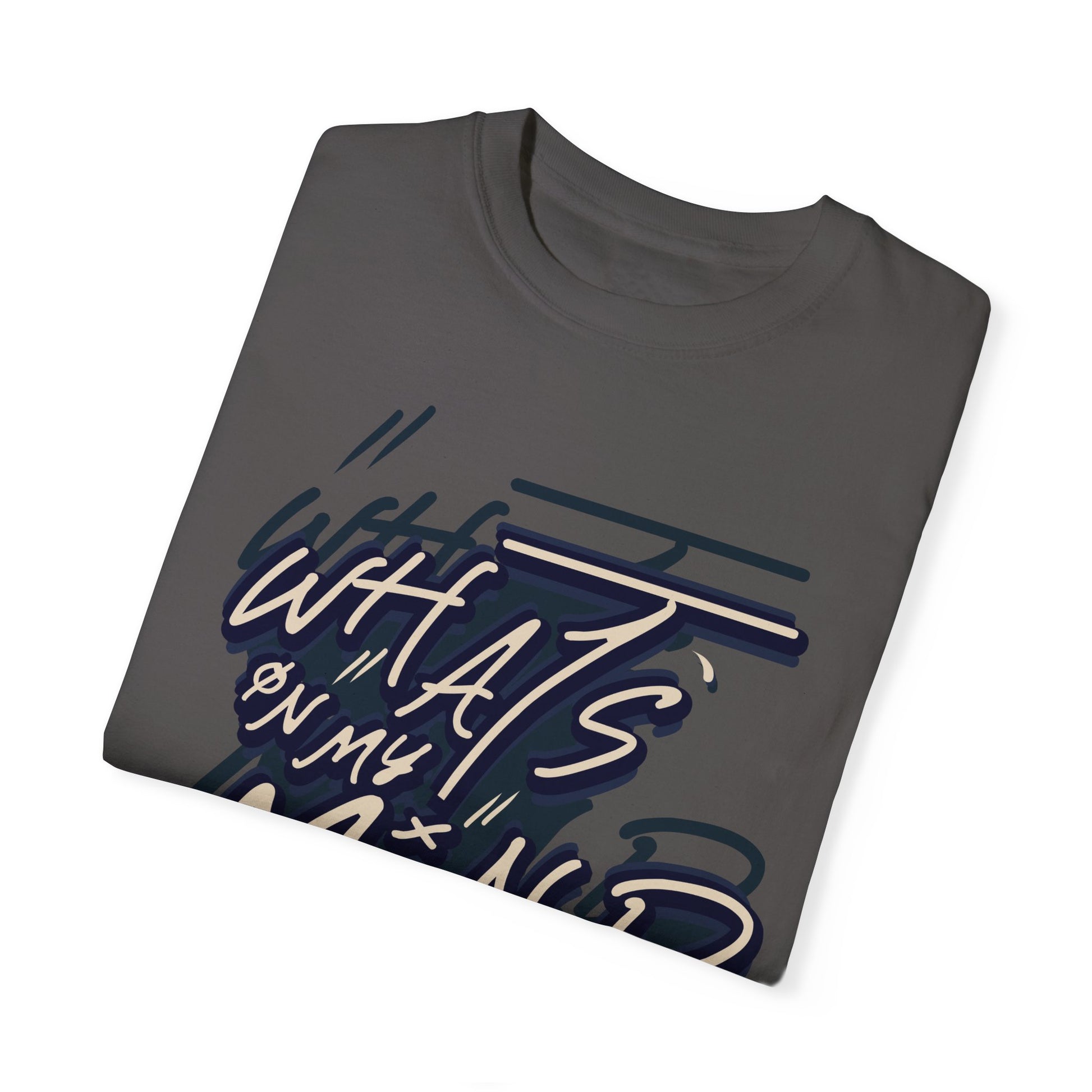 What's on Your Mind? t-shirt design, an artistic print 