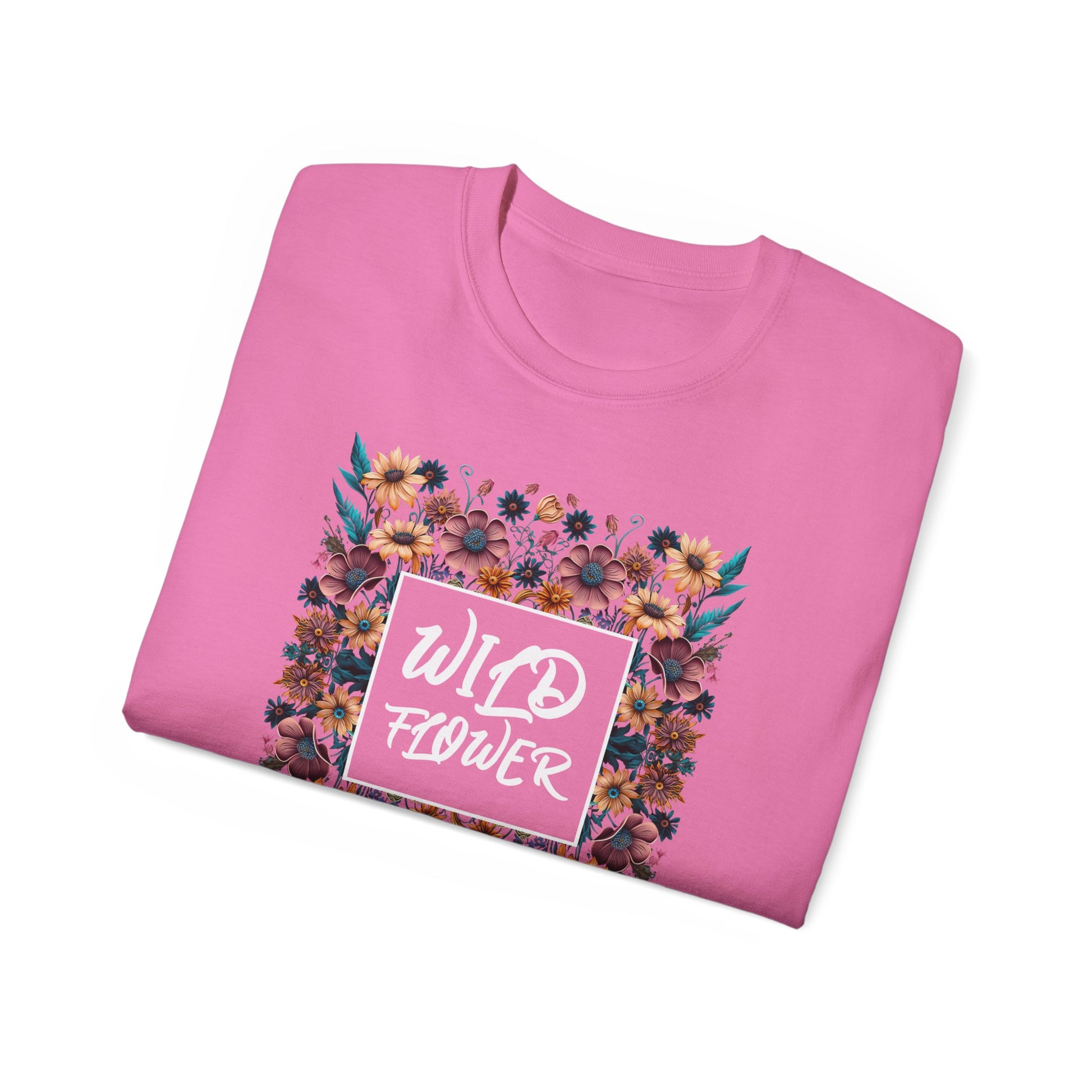 Unisex Ultra Cotton Tee featuring a Wild Flower design