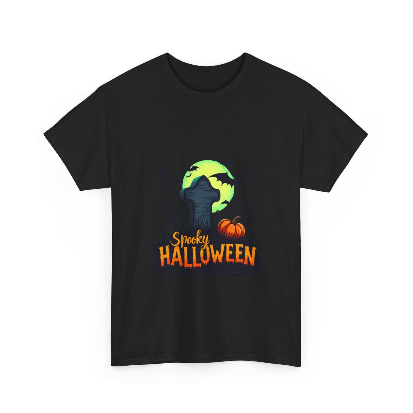 Spooky Halloween Unisex Heavy Cotton Tee