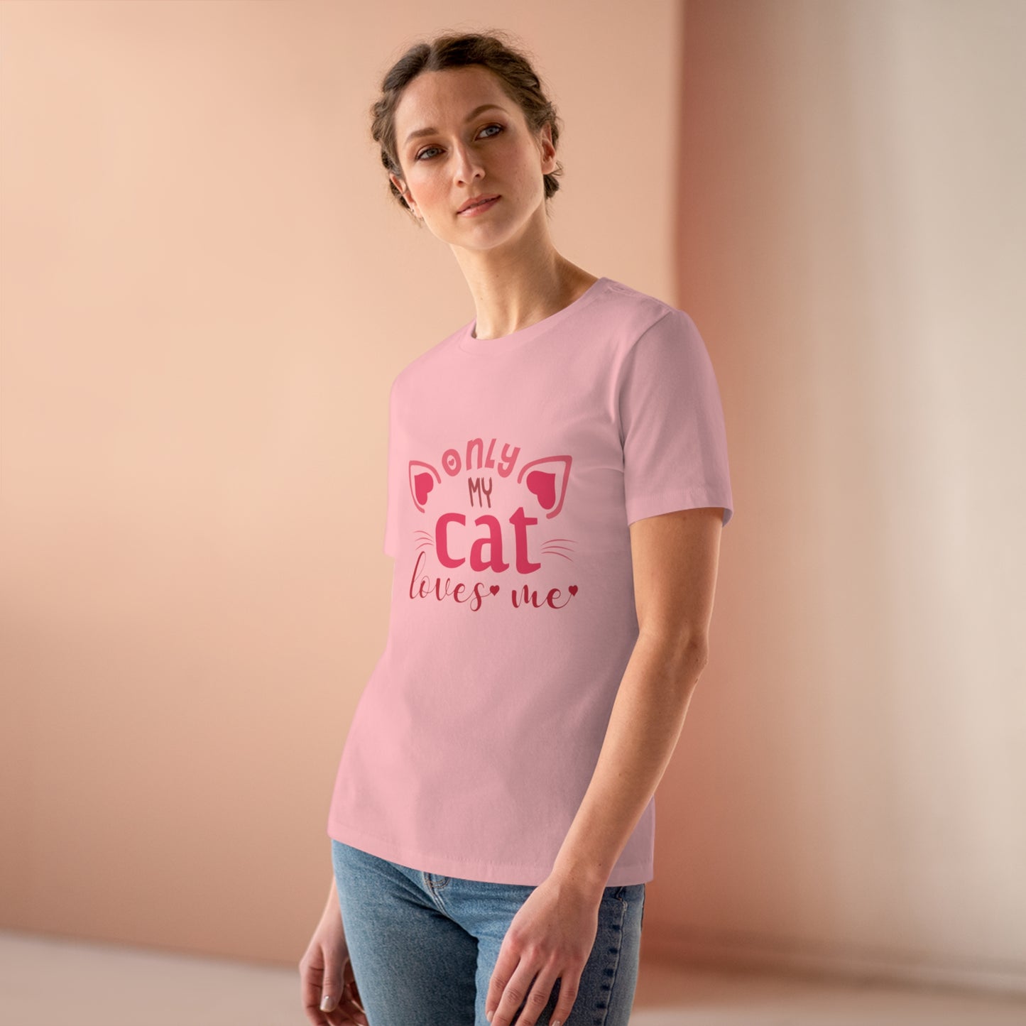 Cat Lover Shirt - Only My Cat Loves Me t-shirt design