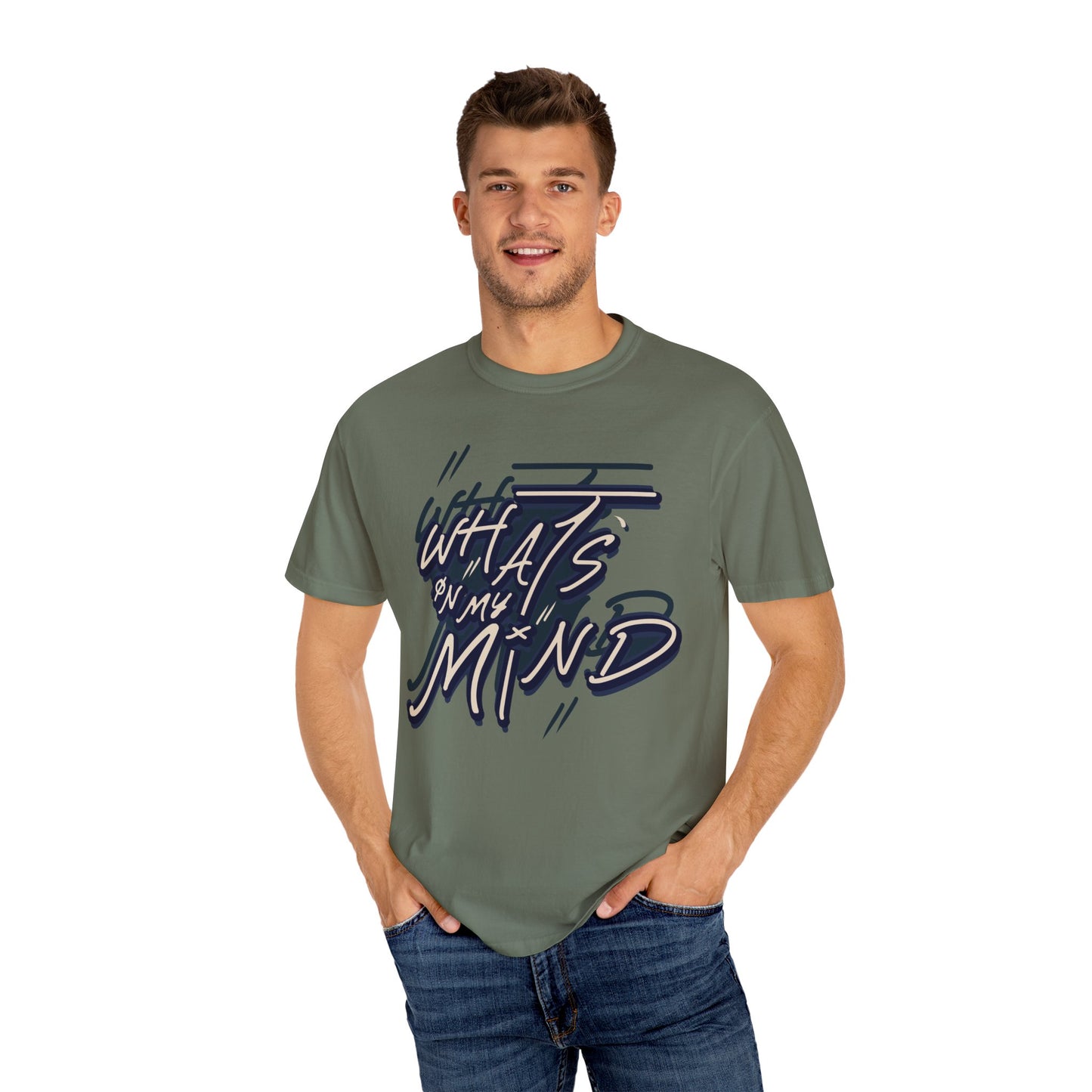 What's on Your Mind? t-shirt design, an artistic print 