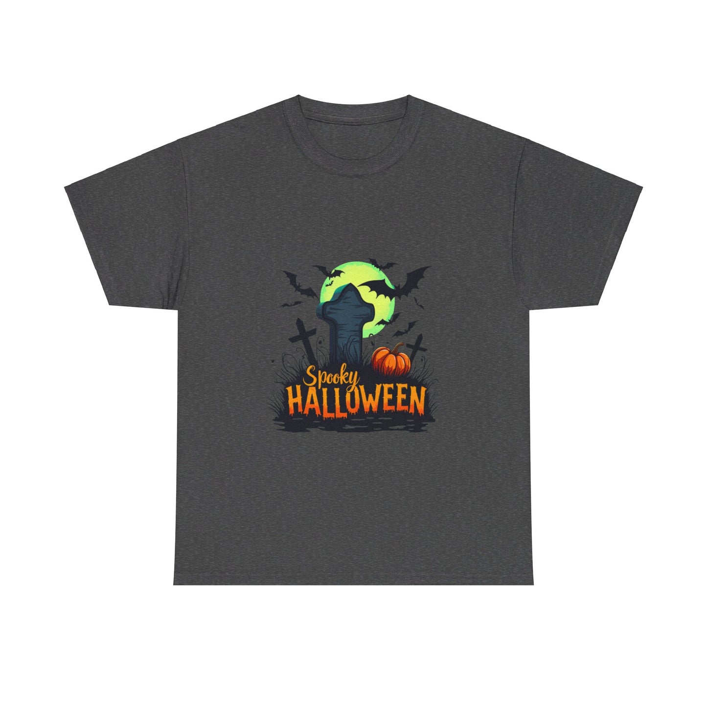 Spooky Halloween Unisex Heavy Cotton Tee