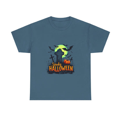 Spooky Halloween Unisex Heavy Cotton Tee